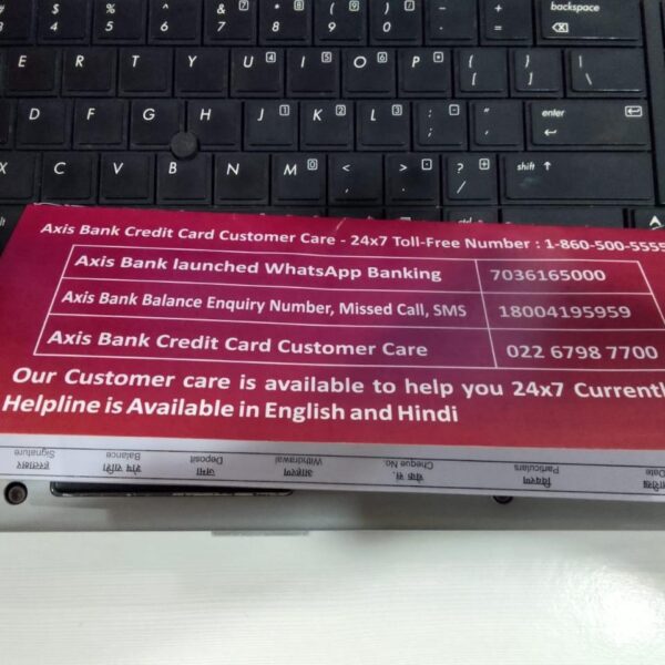 Axis Bank Passbook - Image 2